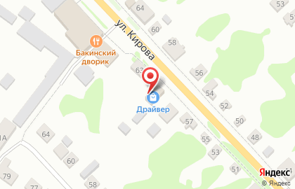 Торговый дом Драйвер в Краснослободске на карте