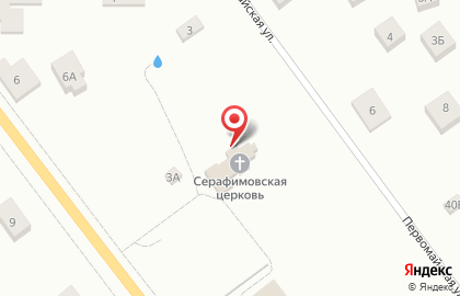 Храм Преподобного Серафима Саровского в Песочном на карте