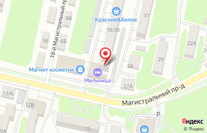 Магазин Продукты в Магистральном проезде на карте