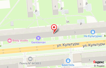 Магазин хозтоваров на ул. Культуры, 3 на карте