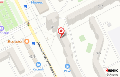 Продуктовый магазин Свой на Ленинградском проспекте на карте