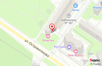 Студия маникюра Moscownails на улице Островитянова на карте