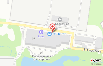 Гаражный кооператив №613 на карте