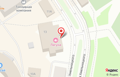 Служба доставки блюд японской кухни Суши бум на улице Богдана Хмельницкого на карте
