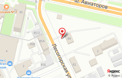 Автостоянка на шоссе Авиаторов, 2/1 на карте