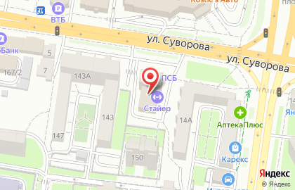 Компания Телерем на улице Суворова на карте