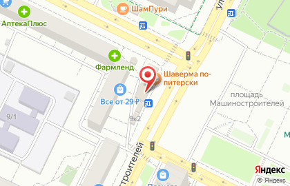 Галис на Первомайской улице на карте