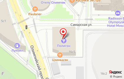 Турагентство Coral Travel на Олимпийском проспекте, 16 стр 5 на карте