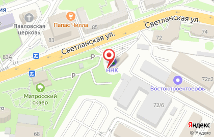 ННК на Светланской улице на карте