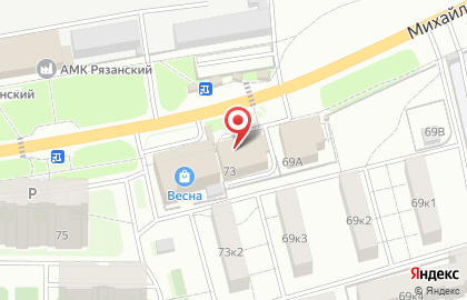 Своя пекарня на Михайловском шоссе на карте