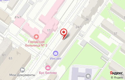 Школа массажа Интеллект на улице Бориса Богаткова на карте
