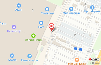 Киоск фастфудной продукции Tirzini на карте