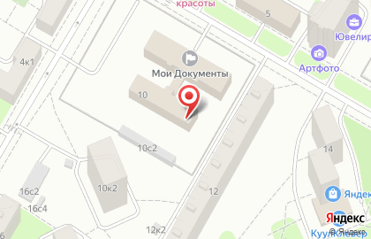 Банк Москвы на 1-й Новокузьминской улице на карте