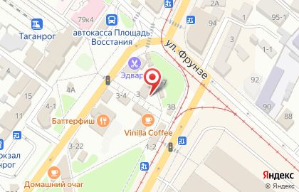 Магазин фруктов и овощей в Ростове-на-Дону на карте