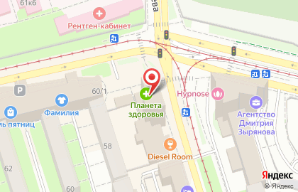 Киоск по продаже кондитерских изделий в Свердловском районе на карте