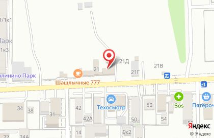 Автосервис на улице им. Комарова В.М. на карте