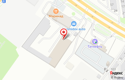 Автомойка Акватория в Чебоксарах на карте