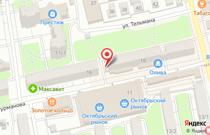 Бизнес Инвест на улице Фурманова на карте