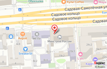 Министерство строительства и жилищно-коммунального хозяйства РФ на карте