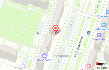 Пекарня Привет, Багет! на улице Созидателей на карте
