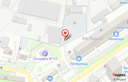 Автостоянка Радуга в Старом Осколе на карте