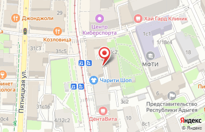 Благотворительный магазин Charity Shop на Новокузнецкой улице на карте