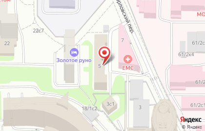 Торгово-производственная компания УАДФ в Орловском переулке на карте