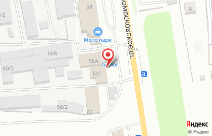 Гостиница УЮТ на Новомосковском шоссе на карте