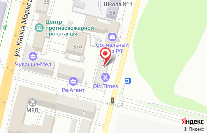 Барбершоп OldBoy на Ярославской улице на карте