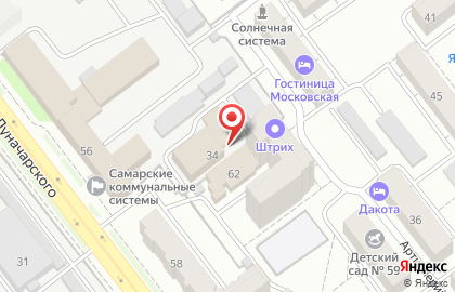 Капитошка на улице Луначарского на карте