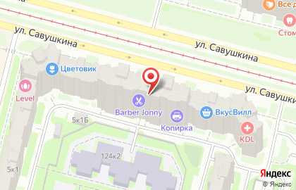 Super Касса.ru на улице Савушкина на карте