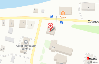 Магазин у дома Бристоль на Советской улице на карте