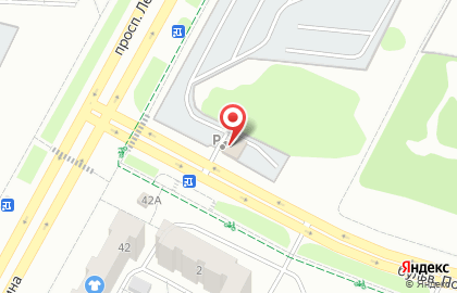 Автостоянка Континент в Центральном районе на карте