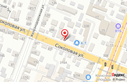 Мужская парикмахерская на Соколовой улице на карте