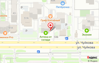 МастерОК на улице Маршала Чуйкова на карте