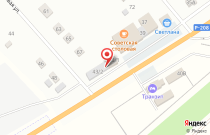 Кафе Эльза в Тамбове на карте