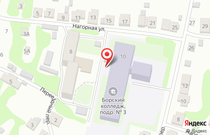 Борский Губернский колледж в Нижнем Новгороде на карте