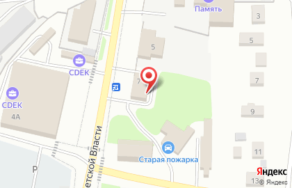 Шиномонтажная мастерская в Гусь-Хрустальном на карте