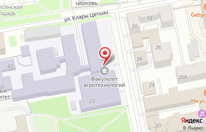 Уральский государственный аграрный университет на улице Тургенева на карте