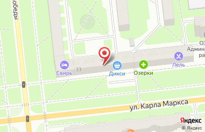 Гипермаркет Дикси в Санкт-Петербурге на карте