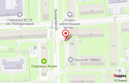 Магазин Мясная лавка в Правобережном округе на карте