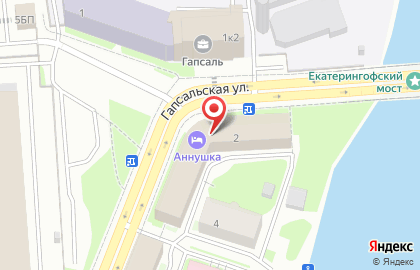 Парикмахерская на Гапсальской на карте
