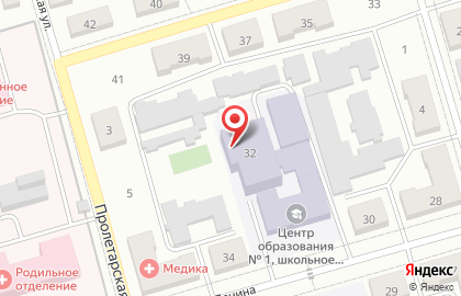 Киреевская гимназия, МБОУ на карте