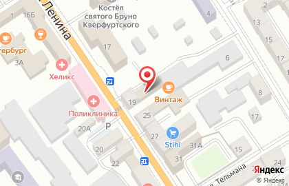 Суши-бар Тунец в Калининграде на карте