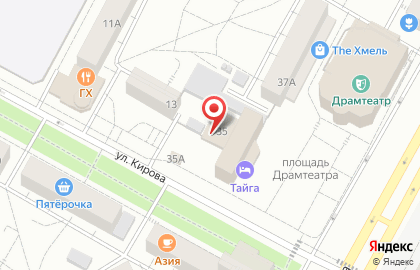 Банкомат Райффайзенбанк на улице Мира на карте