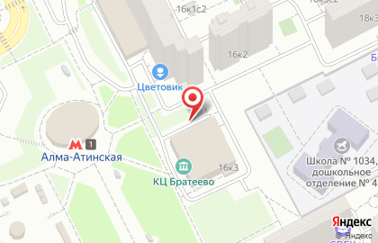 Ремонт посудомоечных машин Электролюкс на Братеевской улице на карте