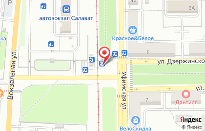 Хлебная лавка на Уфимской улице на карте