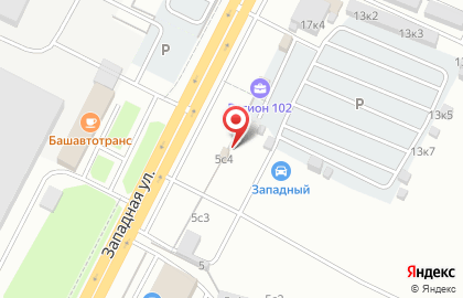 Компания по продаже и приему аккумуляторов Эко Сервис на Западной улице на карте