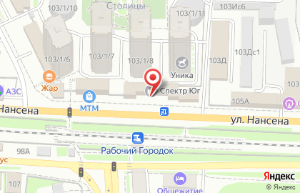 Магазин автозапчастей мир Авто в Ростове-на-Дону на карте