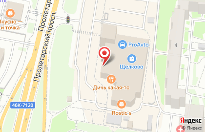 Салон мебели Шатура на Пролетарском проспекте в Щёлково на карте